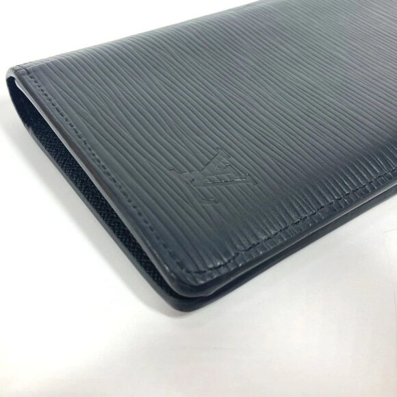 LOUIS VUITTON M60622 Epi Portefeuille Brazza Long Wallet Epi Leather Noir Black - Picture 6 of 16